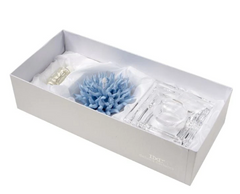 Italian 24% Lead Crystal Base Aromatherapy Blue Coral Diffuser