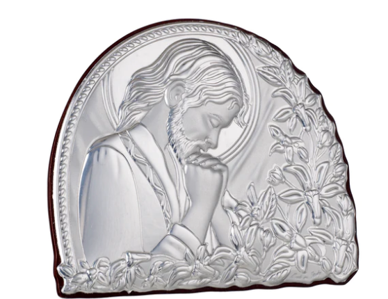 Italian 925 Silver Argento Jesus Portrait Icon