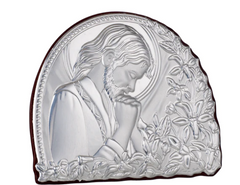 Italian 925 Silver Argento Jesus Portrait Icon