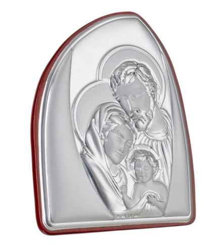 Holy Family Italian 925 Silver Argento Icon
