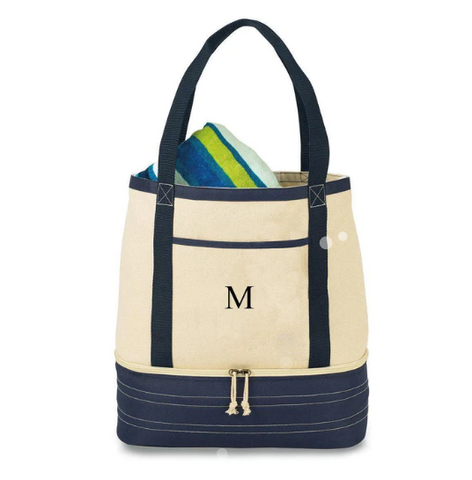 Perfectly Personalized Cooler - Insulated - Coastal Cotton - Tote Bag