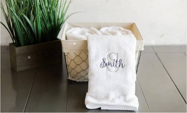 Perfectly Personalized Luxury Hand Towels