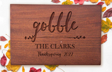 Perfectly Personalized Thanksgiving Mahogany decorative Cutting Boards