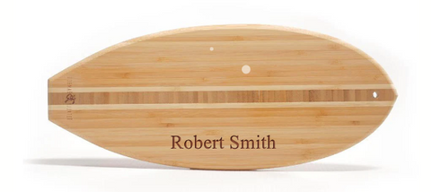 Perfectly Personalized Surfboard Cutting Board