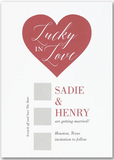 Lucky Love - Scratch Off Save the Date