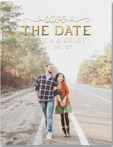 Whimsically Loved - Save the Date Postcard