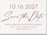 Calligraphy Commitment - Save the Date