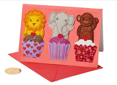 Papyrus Valentine's Day Card for Kids (Animals)