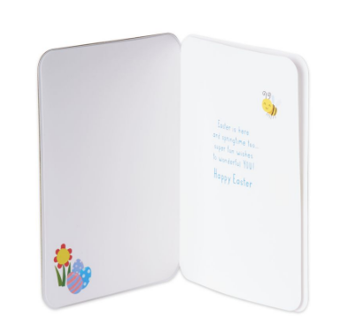 EASTER BUNNY PUZZLE EASTER GREETING CARD