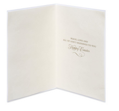 GOD'S BLESSINGS RELIGIOUS EASTER GREETING CARD