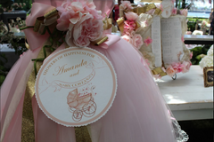 Bronze Bump Dress Form With Sign Rental