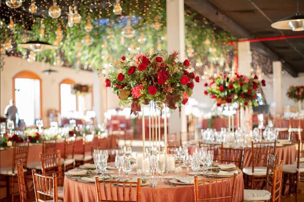 Round Velluto Blush Tablecloths Rentals