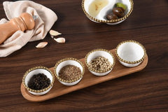Golden Salerno Entertaining Set - 5pcs