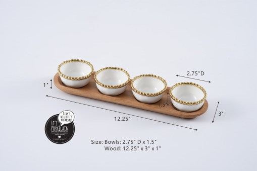 Golden Salerno Entertaining Set - 5pcs