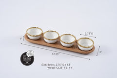 Golden Salerno Entertaining Set - 5pcs