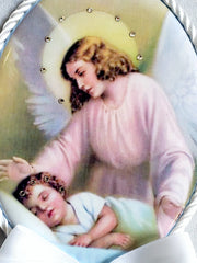 Keepsake Porcelain Plaque - Touched By An Angel Full Color Capezzale