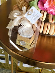 Gift Favor - Mini Floral Gift Box w/ Seal