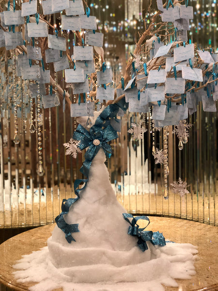 Dalmazio Design Fairy Tale Winter Garden Tree Centerpiece