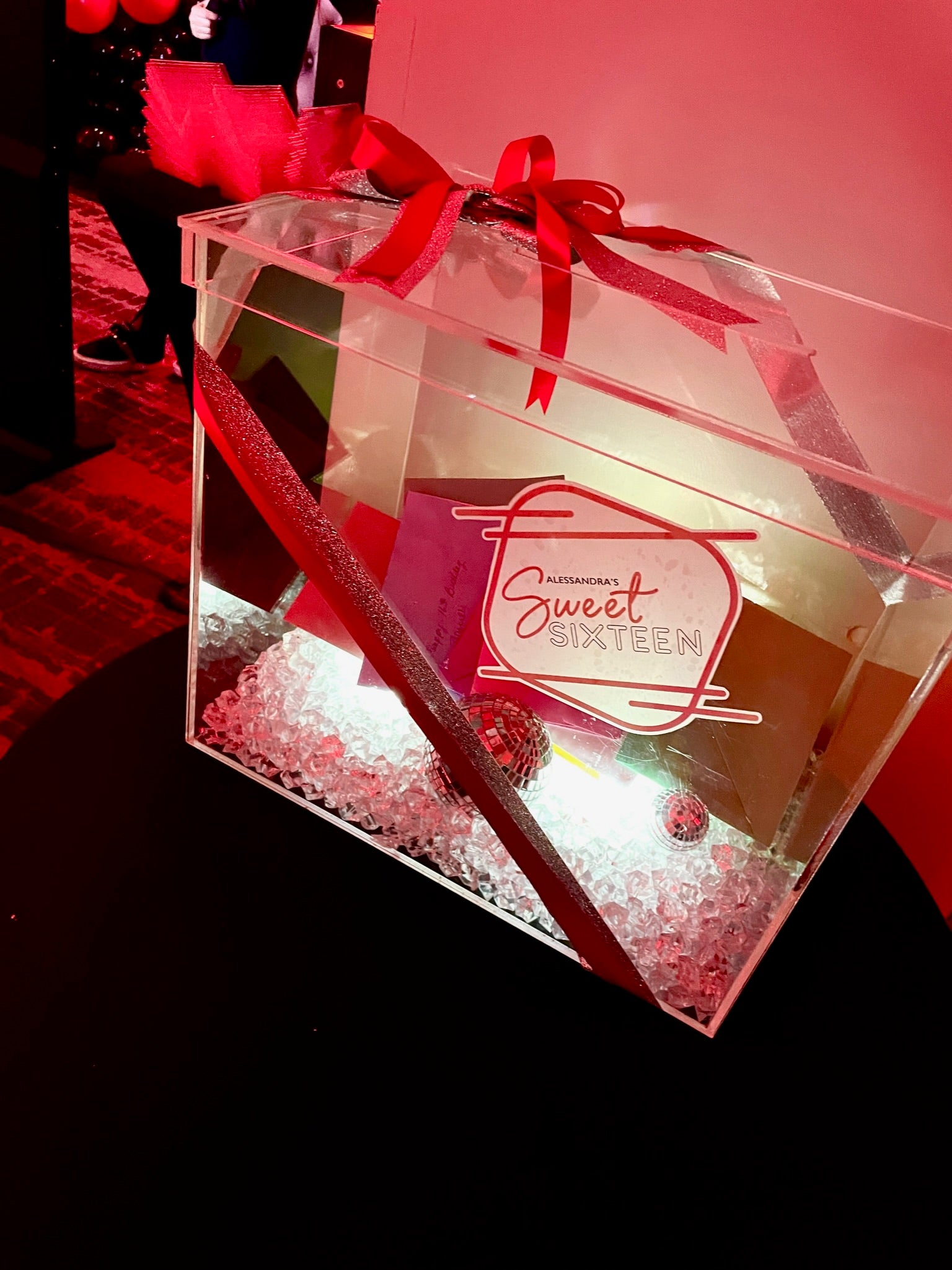 Disco Card Box Rental