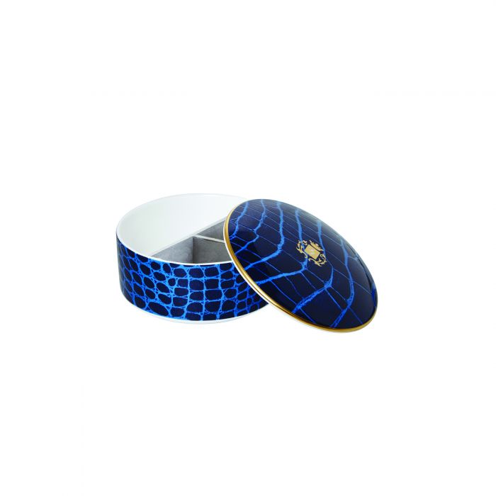 Alligator Saphire Jewelry Box
