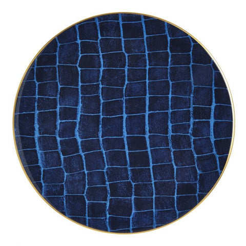 Alligator Sapphire Charger Plate