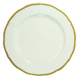 Antique Gold Dinner Plate&#44; Gold