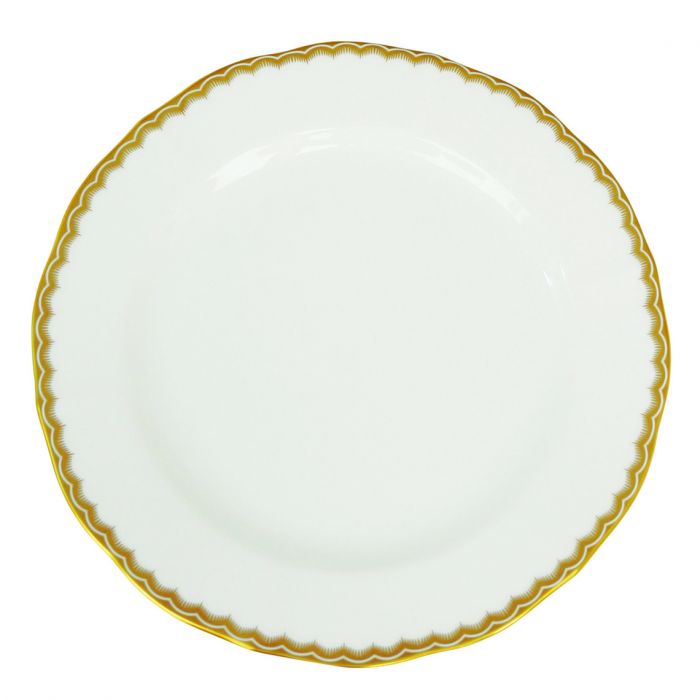 Antique Gold Salad / Dessert Plate&#44; Gold