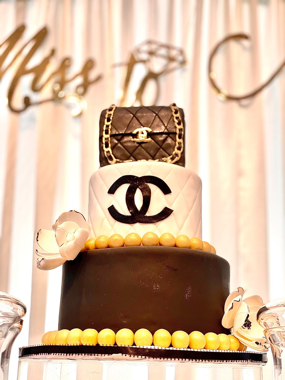 Add Chanel Inspired 2 Tier Cake - 275.00