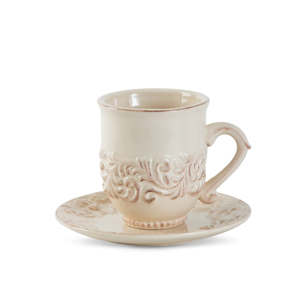 GG Collection 16Oz. Acanthus Cup & Saucer - 20% OFF