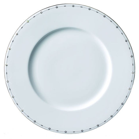 Best Wishes II Charger Plate&#44; Platinum