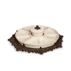 GG Collection 21"D Acanthus Lazy Susan Crudi - 20% OFF