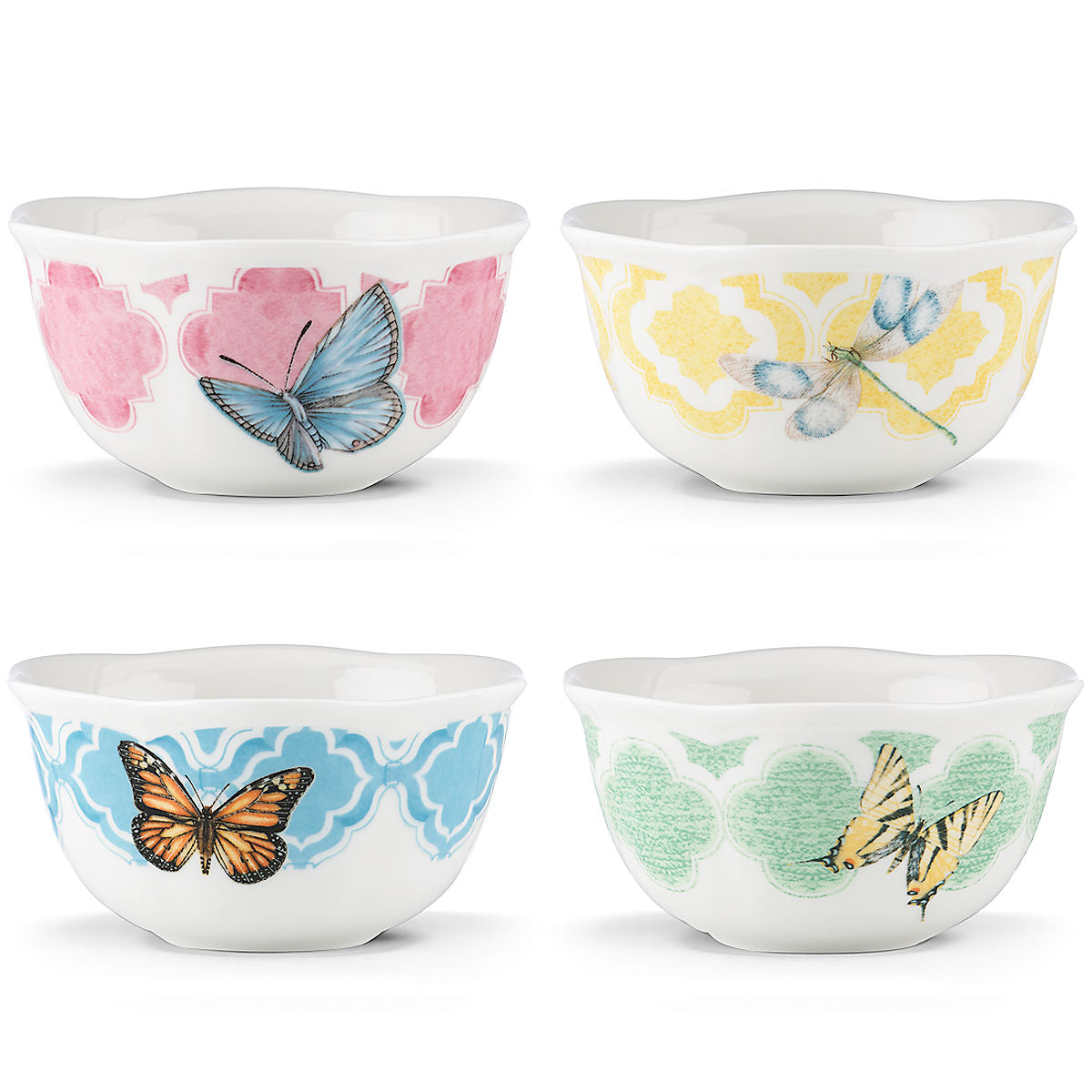 Lenox Butterfly Meadow Trellis 4-piece Dessert Bowl Set by Lenox - 50% OFF