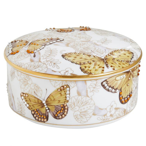 Butterfly Jeweled Jewelry Box