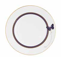 My Butterfly Salad / Dessert Plate Gold-Purple