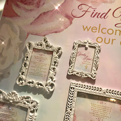 Fantasy Floral Frame Seating Chart Rental