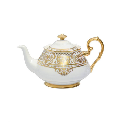 Carlsbad Queen White Teapot