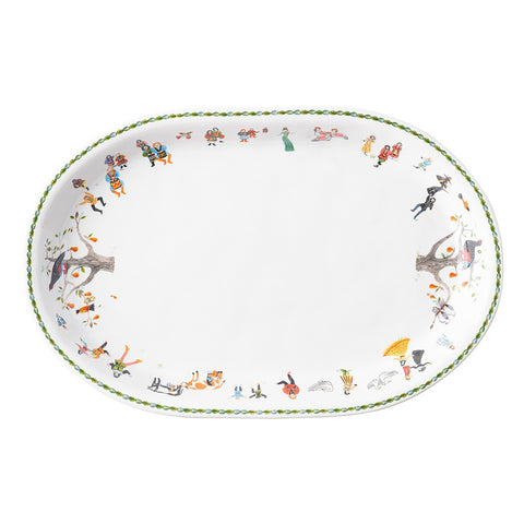 Twelve Days of Christmas Oval Platter