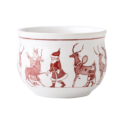 Country Estate Reindeer Games Ruby Comfort Bowl