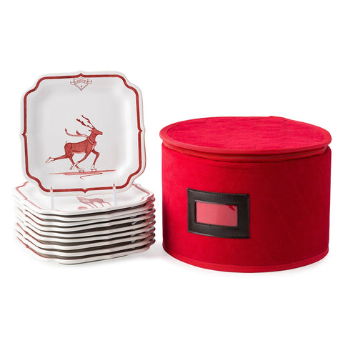 Country Estate Reindeer Games Party Plate Set/10