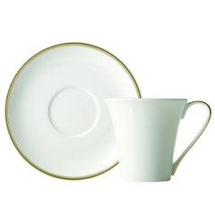 Comet Gold Espresso Cup &amp; Saucer&#44; Gold