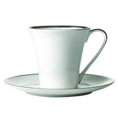 Comet Platinum Tea Cup &amp; Saucer&#44; Platinum