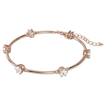 Swarovski Constella Bangle - White - Rose-Gold Tone Plated - Dalmazio Design