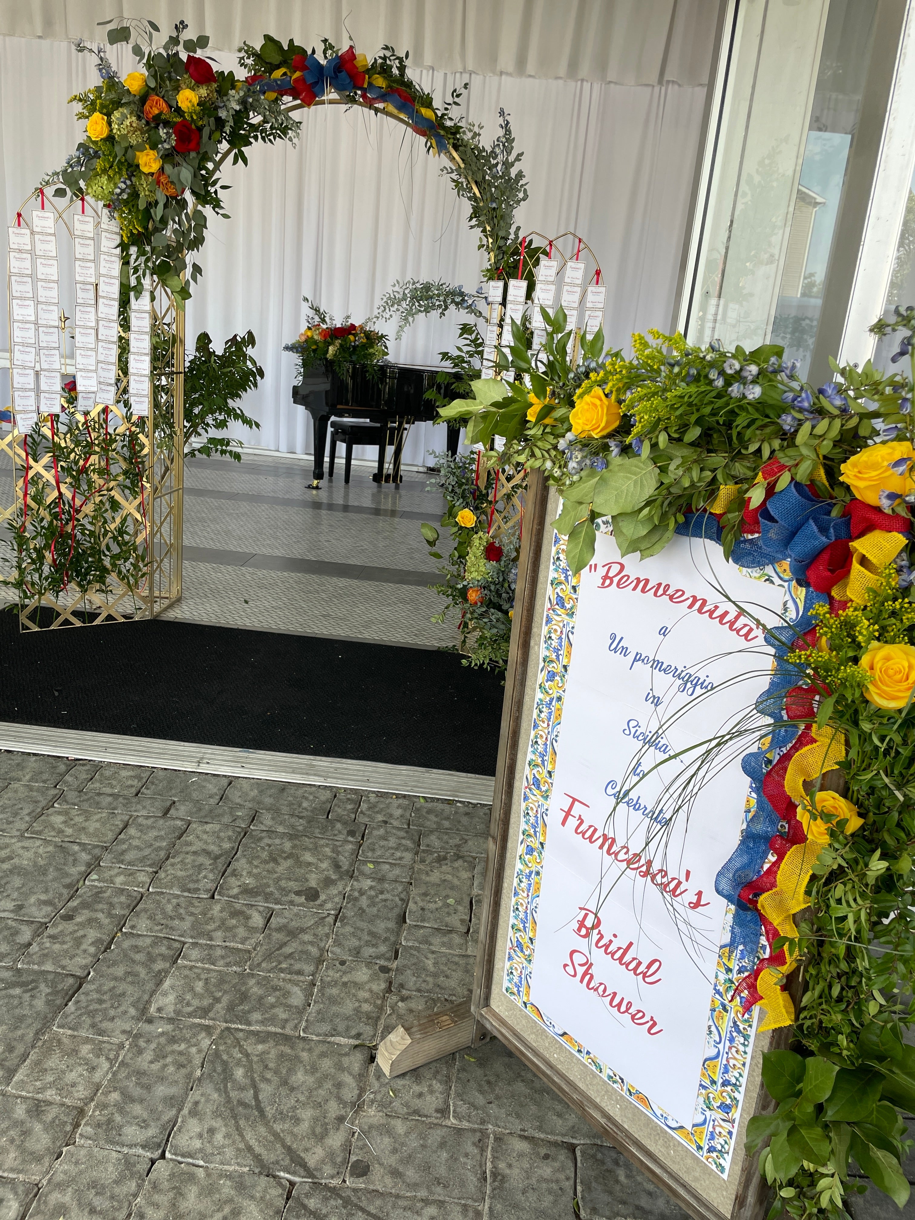 Sicilian Welcome Sign Rental