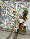 Sicilian Tile Backdrop Rental