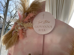Beautifully Blush Custom Photo Backdrop Rental