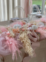 Beautifully Blush 12 Foot Pampas Runner Rental