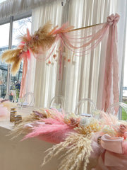 Beautifully Blush Floral Backdrop Rental