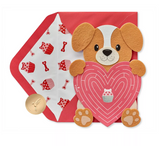 Critter Heart Maze Valentine's Day Greeting Card