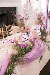 Lavender Garden Swag and Table Decor Package Rental
