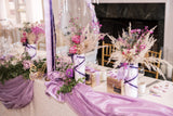 Lavender Garden Swag and Table Decor Package Rental